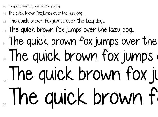 Diamond Girl font waterfall